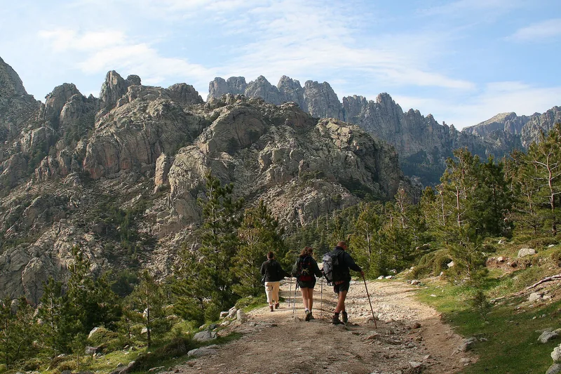 Les aiguilles de Bavella, massif granitique de l'arrière-pays de Porto-Vecchio