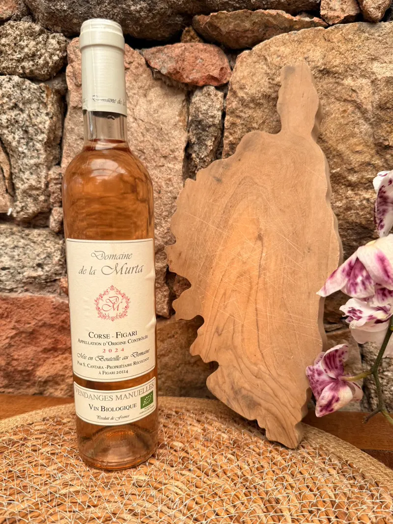 Domaine de la Murta rosé bio 2024, AOC Corse Figari, demi-format