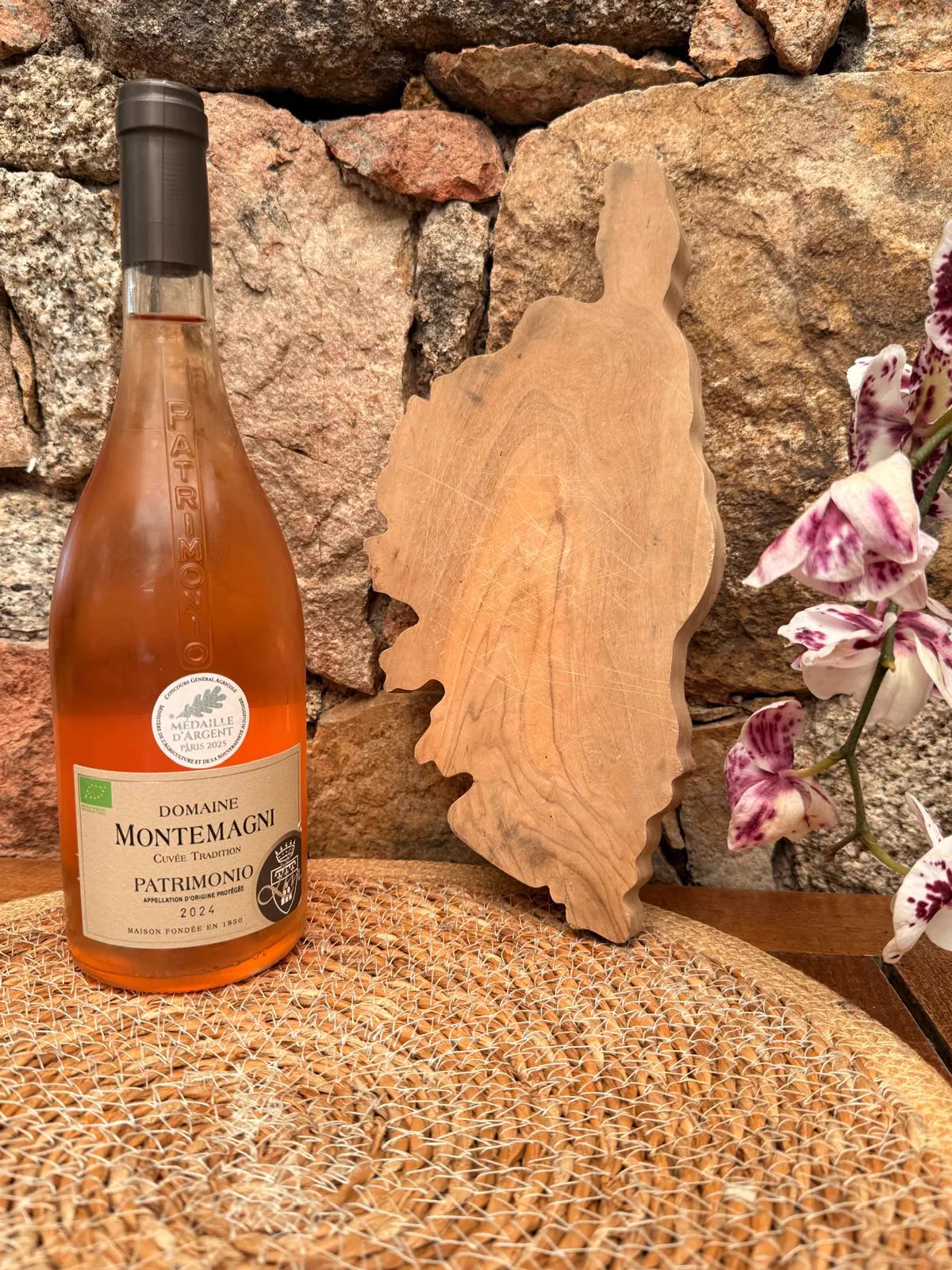 Domaine Montemagni rosé, AOC Patrimonio, médaille d'argent Paris 2025